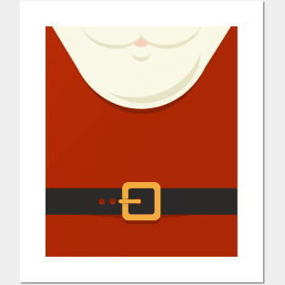 Santa Claus Christmas Costume Posters and Art